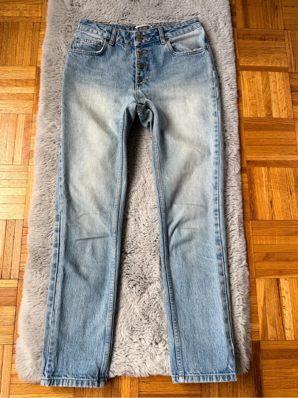 ANINE BING Women’s High-Rise Button-Fly Jeans